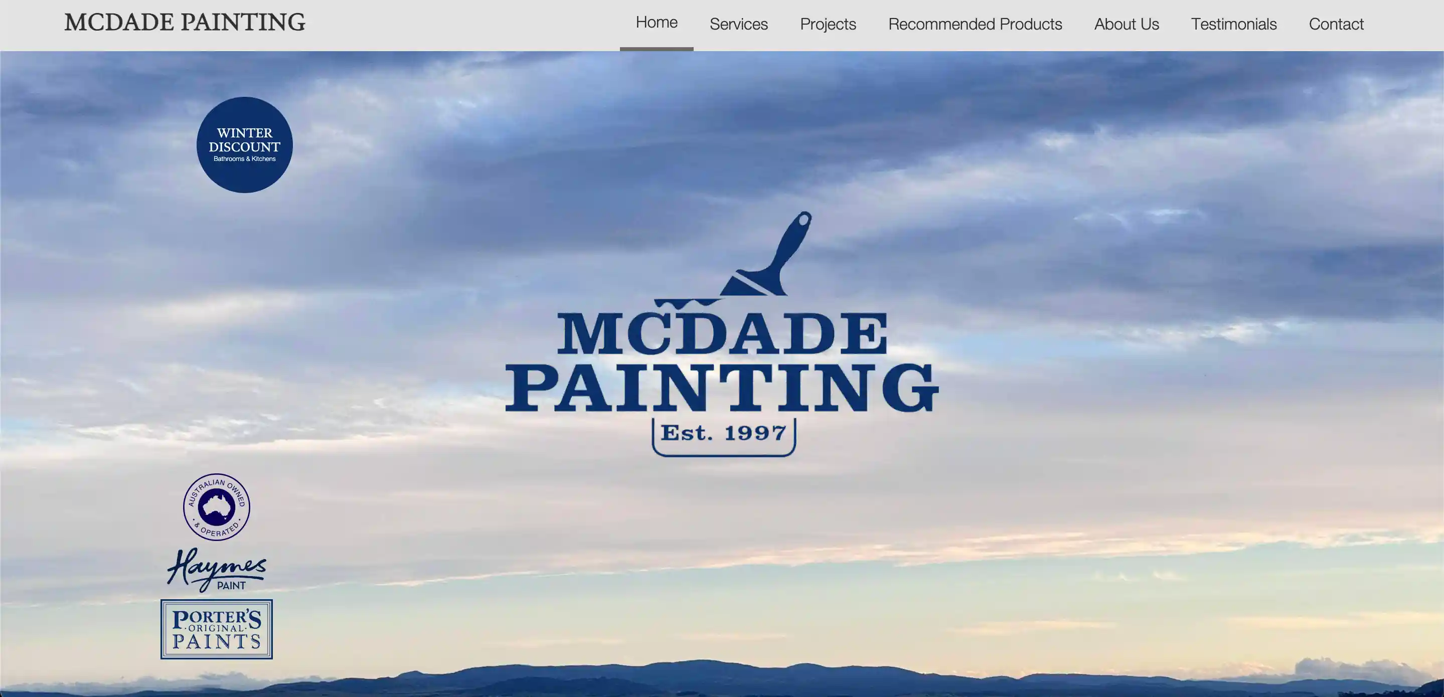 McDade Painting Homepage